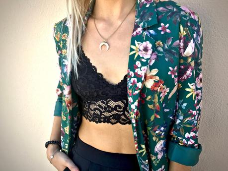 FLORAL BLAZER