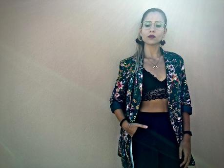 FLORAL BLAZER