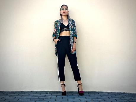 FLORAL BLAZER