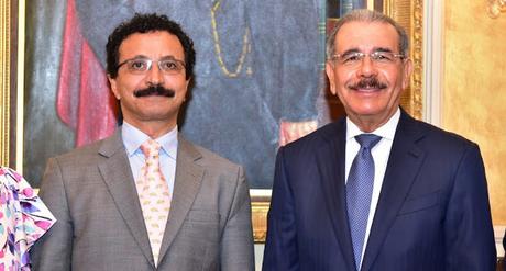 Sulayem, el sultán de Dubai, visita a Danilo Medina.