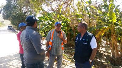 Furia de crecida río panzo bloquea vía en Neiba y daña cultivos.