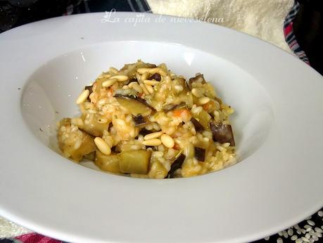 Risotto de berenjena