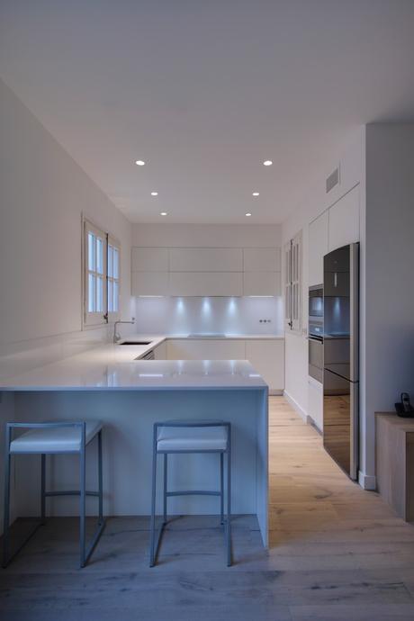 Hogares de nuestros lectores – Ático reformado en el barrio de Sant Gervasi, Barcelona