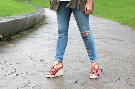 Una blusa bordada para otoño