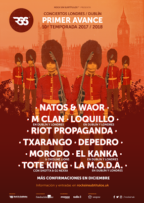 Rock Sin Subtítulos anuncia el primer avance de artistas que actuarán en su décimo aniversario