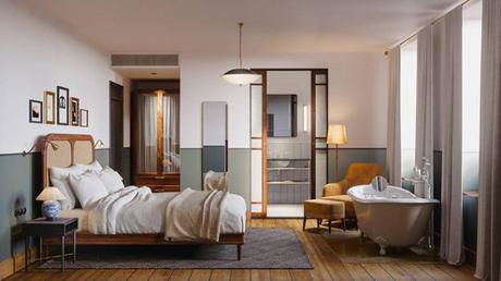 muebles de diseño de época hotel Sanders en Copenhague estilo nórdico hoteles estilo nórdico clásico estilo escandinavo hoteles decoración hoteles 
