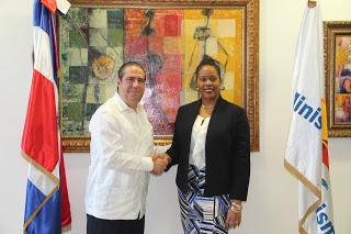 Ministro de Turismo dominicano se reúne con su homóloga de Haití