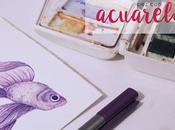 Pintando: acuarela