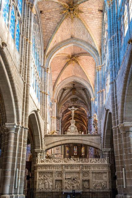Nave principal España, Castilla y León, Ávila, Catedral,