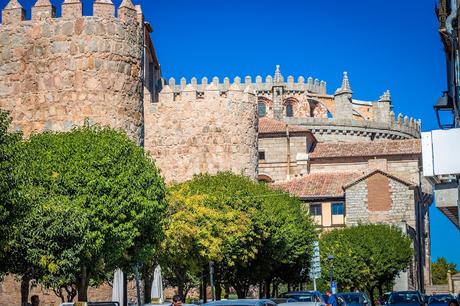 Ábside, conocido como cimorro España, Castilla y León, Ávila, Catedral de Ávila