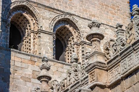 Fachada exterior España, Castilla y León, Ávila, Catedral,