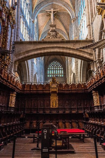 Coro España, Castilla y León, Ávila, Catedral,