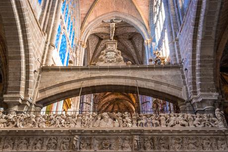 Nave principal España, Castilla y León, Ávila, Catedral,