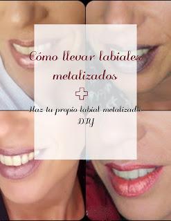 ¿Cómo llevar un labial metalizado? Tips + DIY tu propio labial metalizado