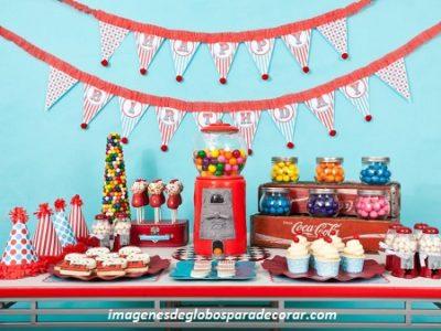 decoracion para fiestas infantiles sencillas dulces