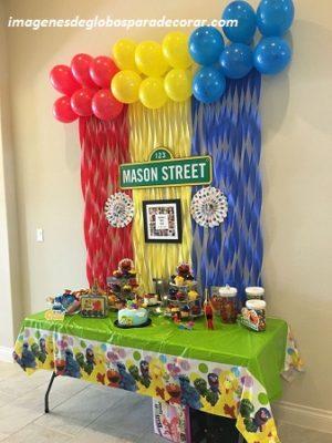globos de cumpleaños para niños elmo