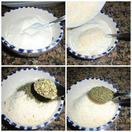 Dip de parmesano a las finas hierbas