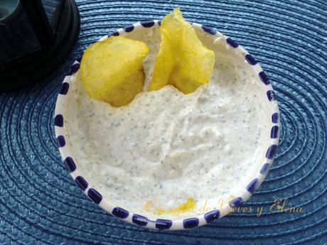 Dip de parmesano a las finas hierbas