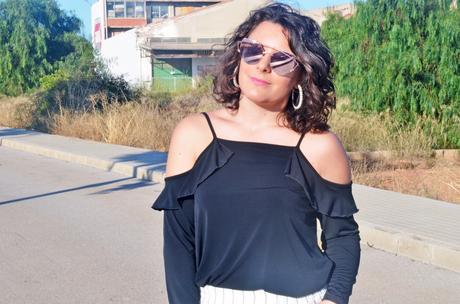 Pantalón blanco raya diplomática