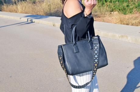 Pantalón blanco raya diplomática