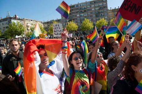 Primer desfile del orgullo LGBT en Kosovo