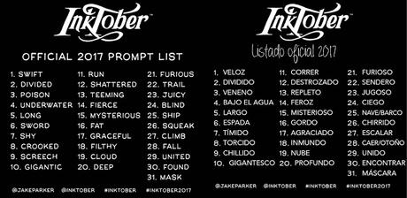 Inktober 2017 Por el placer de dibujar