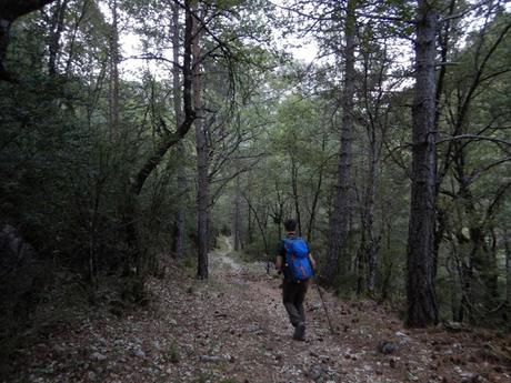 Ruta al Chorro de Fornos desde Badaín (Huesca)