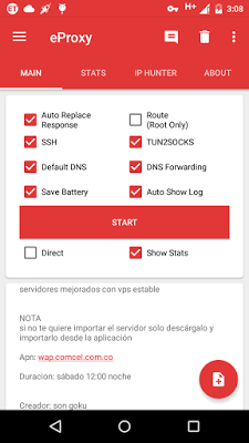 Como tener Internet Gratis con Http Injector y Eproxy.