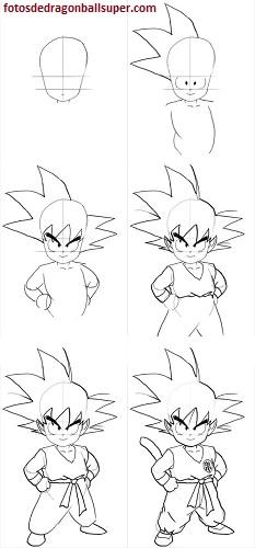 Featured image of post Dibujos De Goku Faciles Para Niños