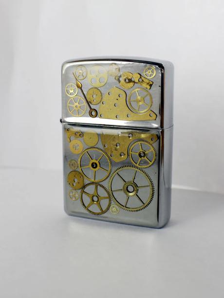 Transformó viejas piezas de reloj en joyeria Steampunk para su novia