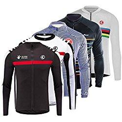 Uglyfrog 2017 Deportes Al Aire Libre Hombres Thermal Fleece Otoño / Invierno De Manga Larga Ciclismo Jersey Triatlón Ropa Bicicleta Maillots MESD23