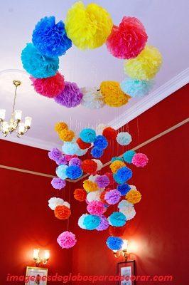 bombas para decorar fiestas colores