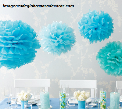 bombas para decorar fiestas celestes