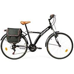 Moma - Bicicleta Híbrida SHIMANO. Aluminio, 18 velocidades, ruedas de 26