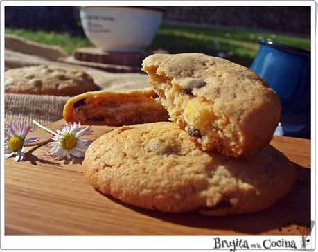 Cookies con corazón de queso Cookies con corazón de queso