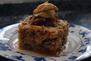 Arroz con Pollo, Pasas y Cebolla, Arroz exótico Arroz con Pollo, Pasas y Cebolla, Arroz exótico