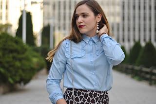 Burgundy Animal Print