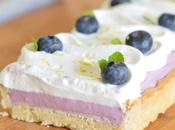 Tartaleta queso arándanos cobertura merengue