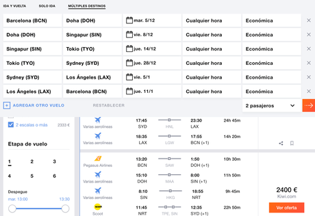 Buscadores de viajes online. ¡Comparamos Skyscanner vs Kayak!