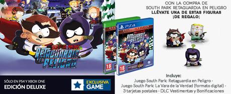 Incentivos de reserva, obsequios y ediciones GAME de South Park: Retaguardia en Peligro