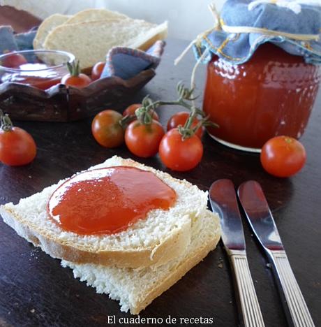 Mermelada de Tomates Cherrys {Apta para Diabéticos}