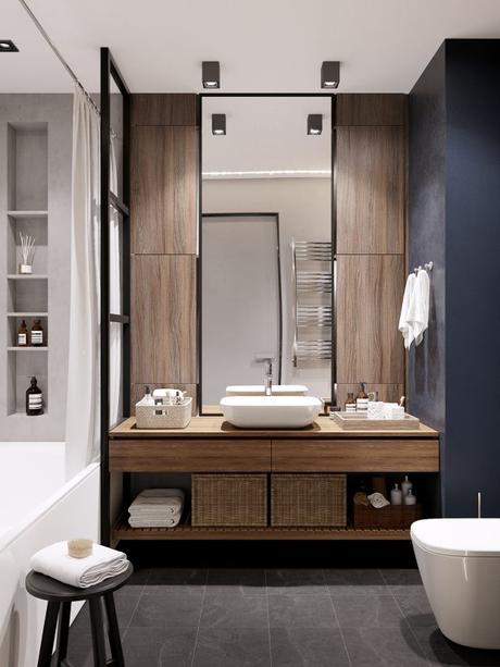 baño madera