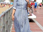 Zara striped long dress