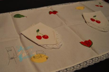 Mantel Tú y Yo pintado a mano