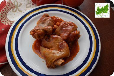 Manitas de Cerdo en Salsa Manitas de Cerdo en Salsa