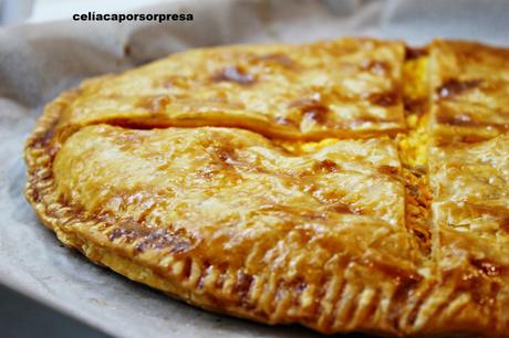 EMPANADA DE PISTO, ATÚN Y HUEVO (horno)