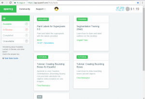 guía empírica para ganar dinero por Internet: Spare5.