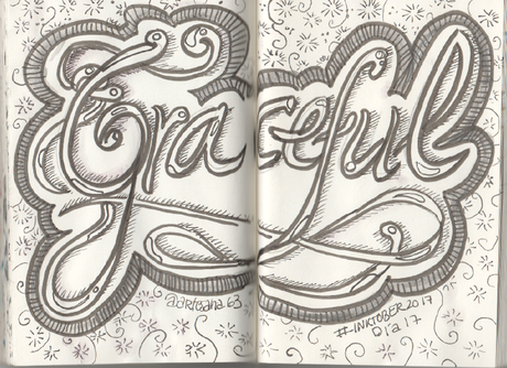 #Inktober2017 Reto 17 GRACEFUL / AGRACIADO