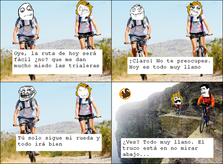 Esto nos ha pasado a todos en la MTB | Viñeta de Humor