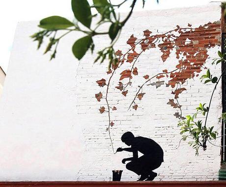 Si vieras que curiosos y originales son sus dibujos (Street Art by Pejac)